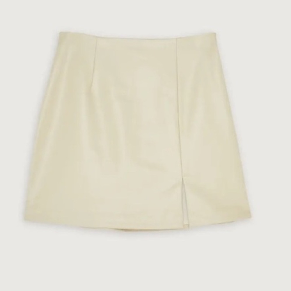 Oak and Fort vegan leather skirt | Size 2